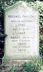 Michael Faraday - hrob