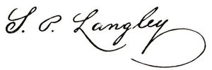 Podpis S. P. Langley