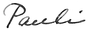 Podpis W. E. Pauliho
