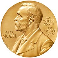 Nobelova cena - přední strana medaile