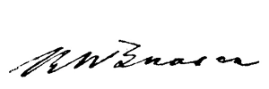Podpis Roberta Wilhelma Bunsena