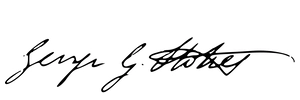 Podpis G. G. Stokese